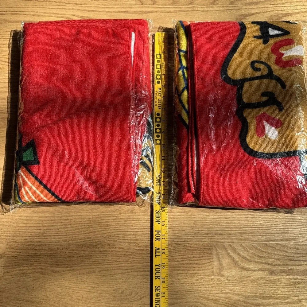 Chicago Blackhawks Beach Towels 57 x 29 Hockey, Bud Lite,‎  Set of 2 NEW
